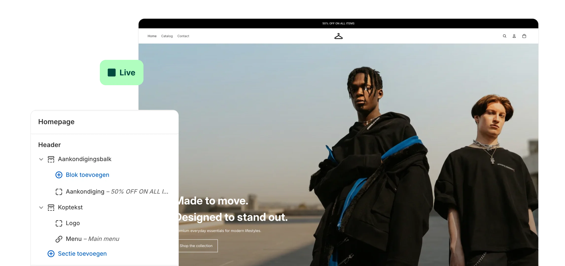 Shopify webshop